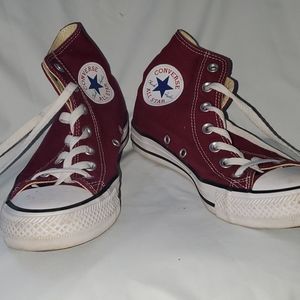 Cute Burgundy Converses